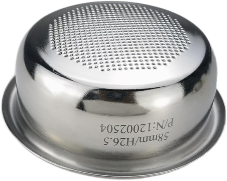 Chengtech 58mm Espresso Filter Basket 18g – Convex Bottom Sweet Espresso Basket, 556 Holes Slow Flow, Universal Stainless Steel, Compatible with La Marzocco, Futurmat, DEC - Image 2